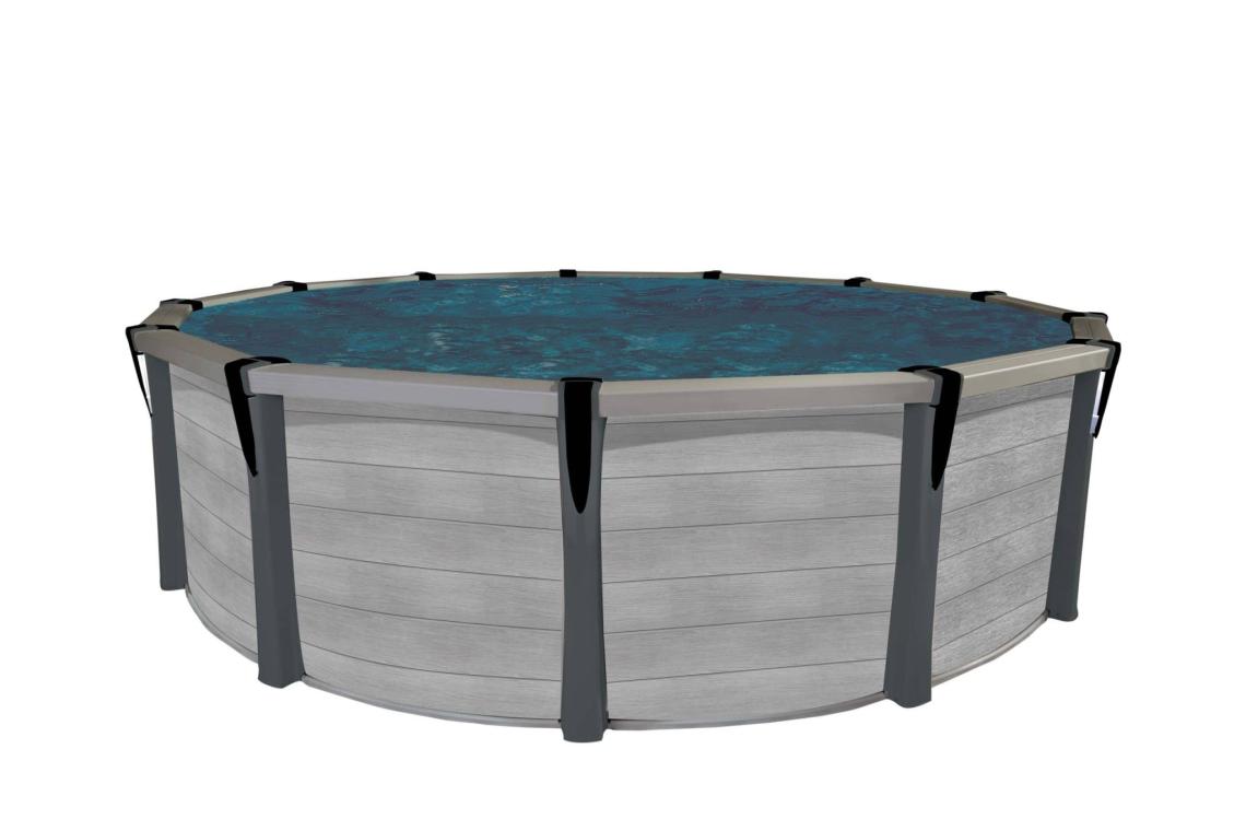 Trevi 278 w/ Magnum Walls Picture of a Trevi Pool Model 278 with Trevi's "Magnum" Wall Design